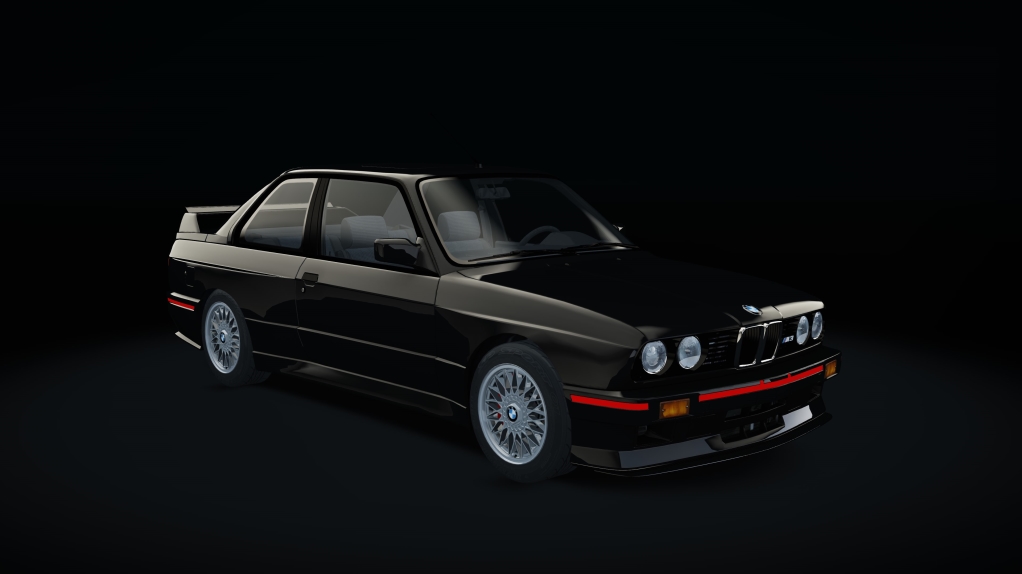 BMW M3 E30, skin 0_jet_black