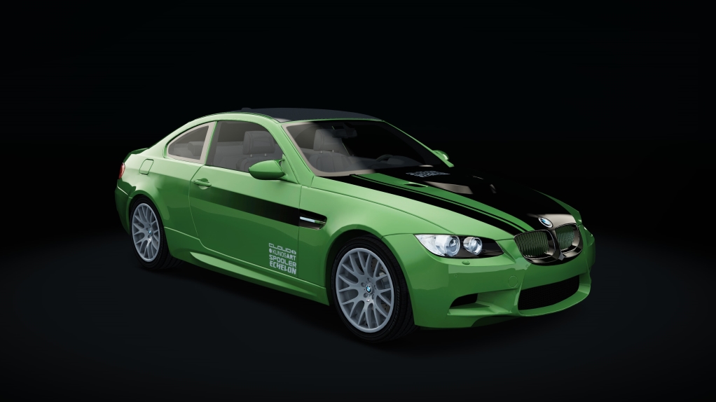 BMW M3 E92 Step1, skin Power_Green