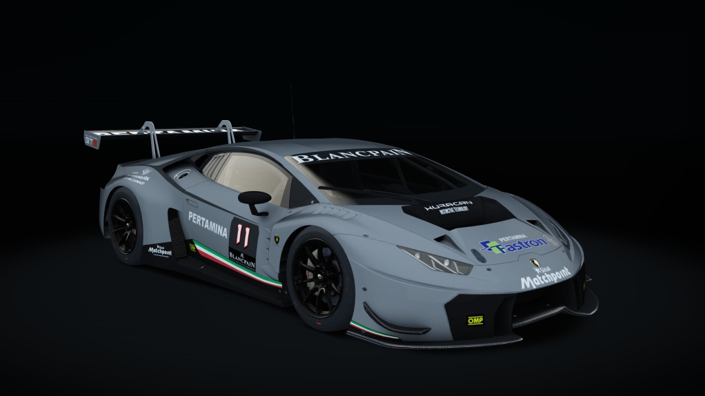 Lamborghini Huracan GT3, skin Racing_grey_matte