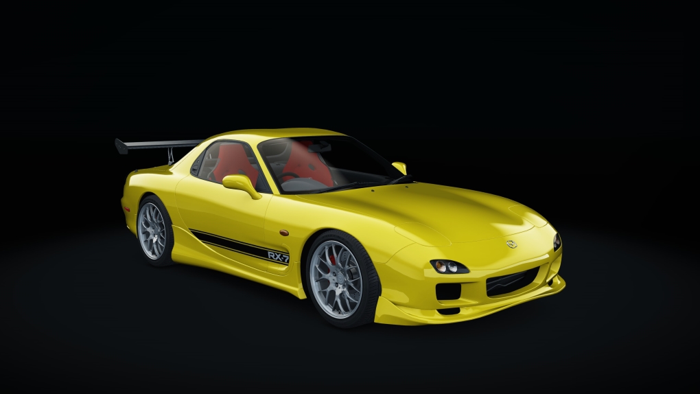 Mazda RX-7 Tuned, skin 14_competition_yellow_s2