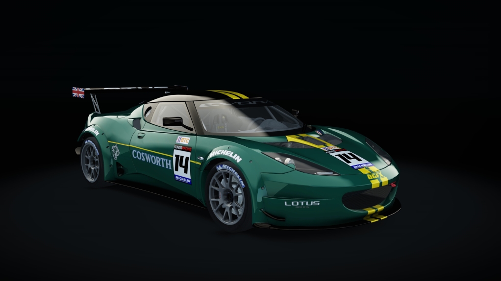 Lotus Evora GTC, skin Motorsport_Green_Cosworth